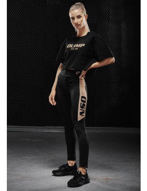 Olimp women's leggings - WMS LEGGINGS GOLD SERIES BLACK